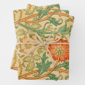 William Morris 19th Century Wrapping Paper Sheets (In situ)