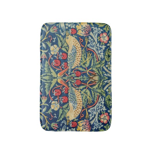 William Morris - Aardbeeldief Badmat (Voorkant Verticaal)