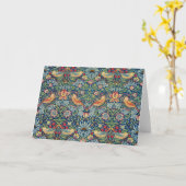 William Morris - Aardbeien Diep Kaart (Gele Bloem)