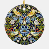 William Morris, Aardbeien Diep Keramisch Ornament (Achterkant)