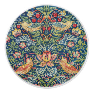William Morris - Aardbeien Diep Keramische Knop