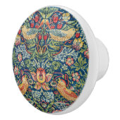 William Morris - Aardbeien Diep Keramische Knop (Rechts)