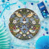 William Morris - Aardbeien Diep Papieren Bordje (Feest)