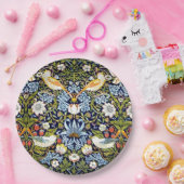 William Morris - Aardbeien Diep Papieren Bordje (Feest)