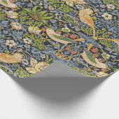 William Morris - Aardbeiendief Bloemenpatroon Cadeaupapier (Hoek)
