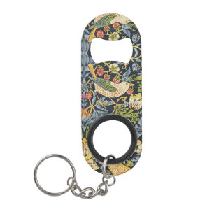William Morris - Aardbeiendief Bloemenpatroon Mini Flessenopener