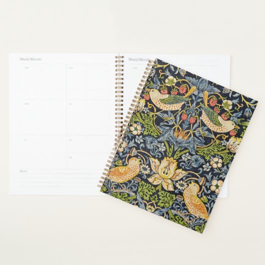 William Morris - Aardbeiendief Bloemenpatroon Planner (Display)