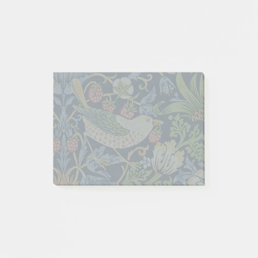 William Morris - Aardbeiendief Bloemenpatroon Post-it® Notes (Voorkant)