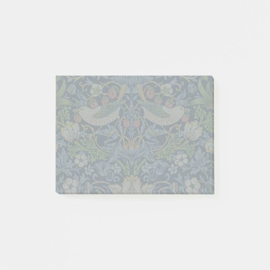 William Morris - Aardbeiendief Bloemenpatroon Post-it® Notes (Voorkant)