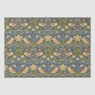 William Morris - Aardbeiendief Bloemenpatroon Tissuepapier