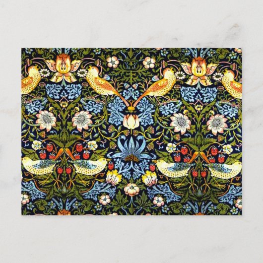 William Morris, aardbeiendief, Briefkaart (Voorkant)