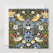 William Morris, aardbeiendief, Feestdagenkaart (Voorkant)