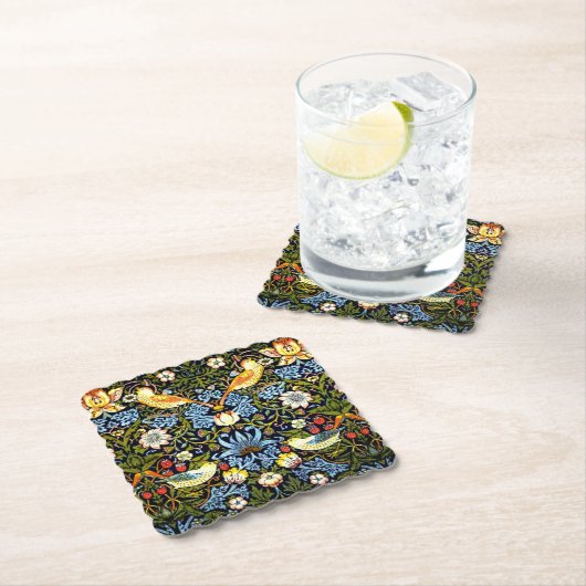 William Morris, aardbeiendief Kartonnen Onderzetters (Insitu)