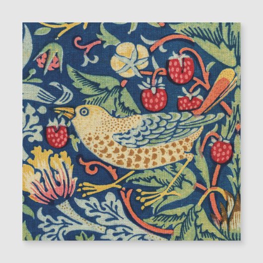 William Morris - aardbeiendief magnetische Kaart (Voorkant)