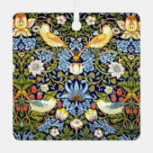 William Morris, aardbeiendief, Metalen Ornament (Voorkant)