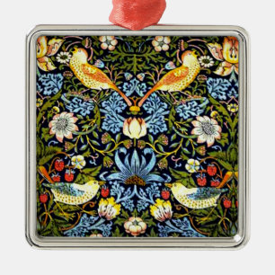 William Morris, aardbeiendief Metalen Ornament