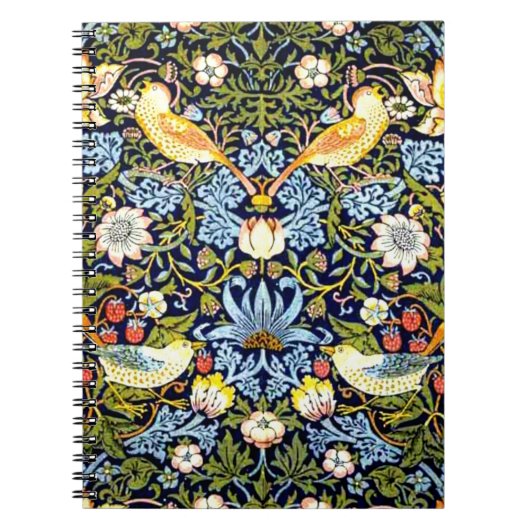 William Morris, aardbeiendief, Notitieboek (Voorkant)