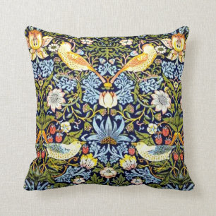 William Morris Aardbeiendief  ontwerp Kussen