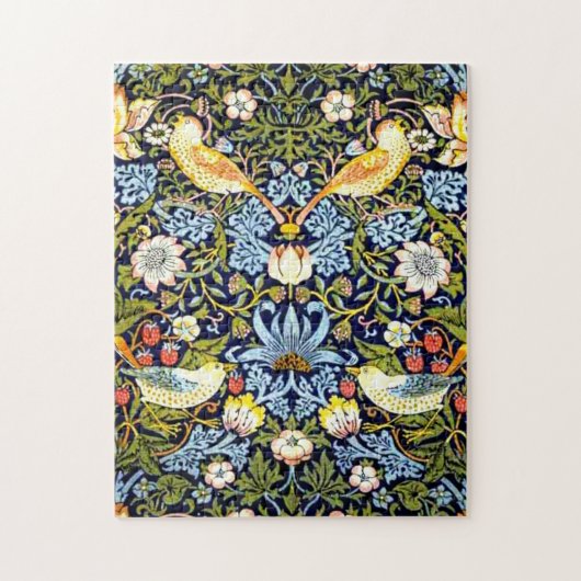 William Morris: Aardbeiendief  ontwerp, Legpuzzel (Verticaal)