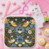 William Morris, aardbeiendief, Papieren Bordje (Feest)