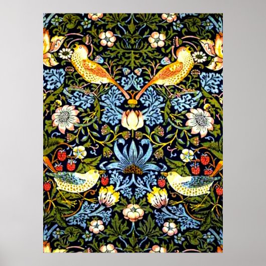 William Morris, aardbeiendief Poster (Voorkant)