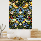 William Morris, aardbeiendief Poster (Keuken)