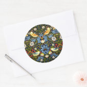 William Morris, aardbeiendief, Ronde Sticker (Envelop)