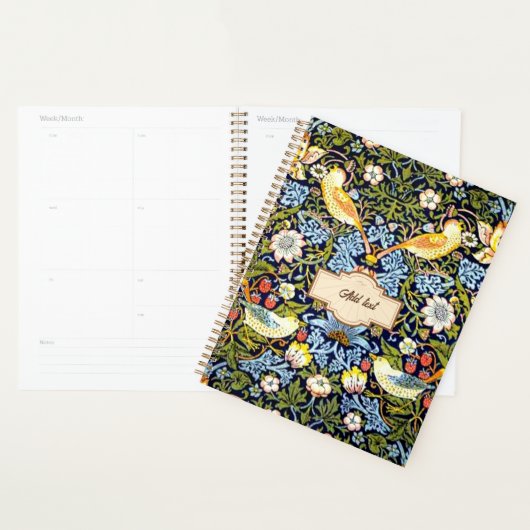 William Morris, aardbeiendief, SJABLOON, Planner (Display)
