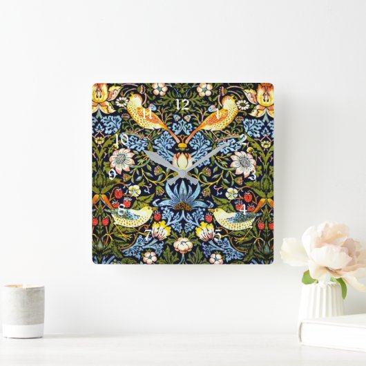 William Morris, aardbeiendief Vierkante Klok (Huis)