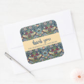 William Morris  aardbeiendief Vierkante Sticker (Envelop)
