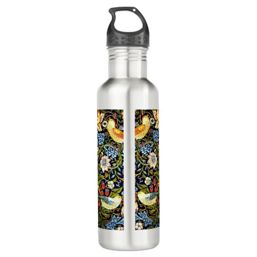 William Morris, aardbeiendief, Waterfles (Achterkant)