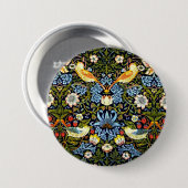 William Morris - Aardbevendief, Ronde Button 7,6 Cm (Voorkant /achterkant)