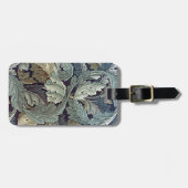 William Morris Acanthus Behangsel Bladeren Bagagelabel (Voorkant horizontaal)