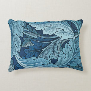 William Morris  Acanthus Blauw Accent Kussen