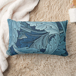 William Morris  Acanthus Blauw Kussen