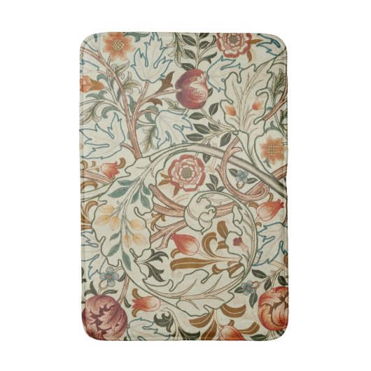 William Morris Acanthus Borduurwerk Bloemen Patroo Badmat (Voorkant Verticaal)