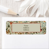 William Morris Acanthus Borduurwerk Bloemen Patroo Etiket (Insitu)