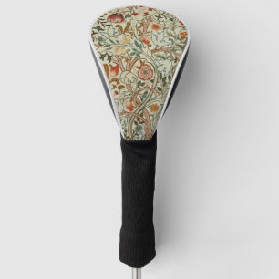 William Morris Acanthus Borduurwerk Bloemen Patroo Golfheadcover