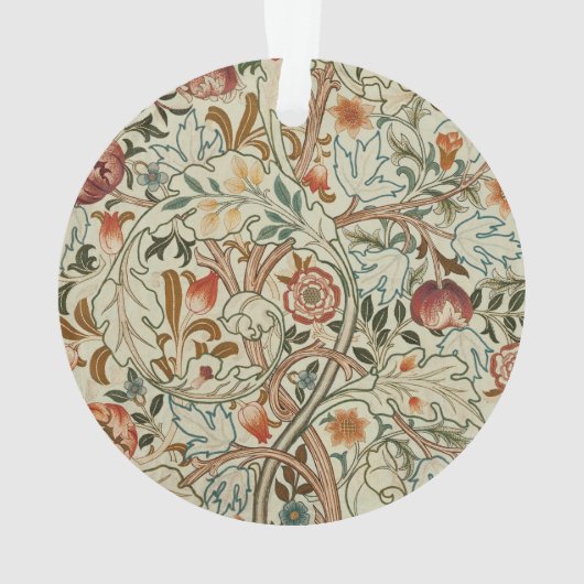 William Morris Acanthus Borduurwerk Bloemen Patroo Ornament (achterkant)
