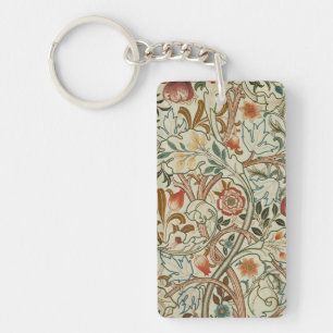 William Morris Acanthus Borduurwerk Bloemen Patroo Sleutelhanger