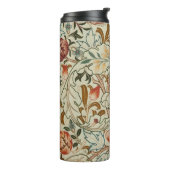 William Morris Acanthus Borduurwerk Bloemen Patroo Thermosbeker (Gedraaid links)