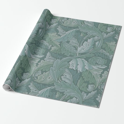 William Morris Acanthus Botanical Harmony Classic Cadeaupapier (Uitgerold)