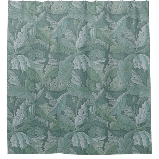 William Morris Acanthus Botanical Harmony Classic Douchegordijn (Voorkant)