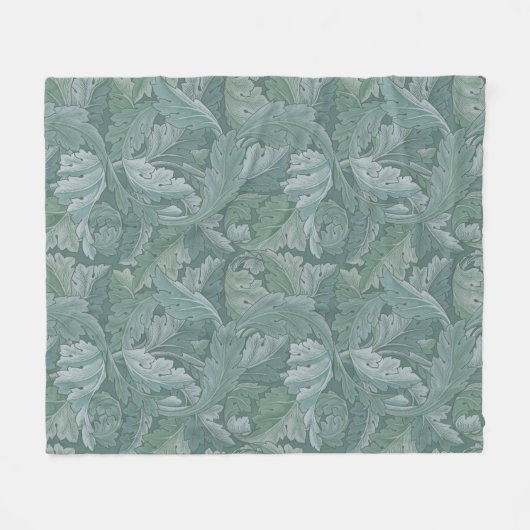 William Morris Acanthus Botanical Harmony Classic Fleece Deken (Voorkant (Horizontaal))