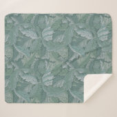 William Morris Acanthus Botanical Harmony Classic Sherpa Deken (Voorkant (horizontaal))