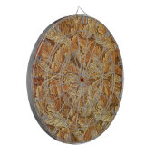William Morris Acanthus Brown Autumn Leaves Dartbord (Voorkant Links)
