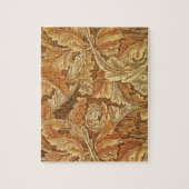 William Morris Acanthus Brown Autumn Leaves Legpuzzel (Verticaal)