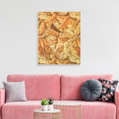 William Morris Acanthus Bruin Herfstbladeren Canvas Afdruk (Insitu (Woonkamer))