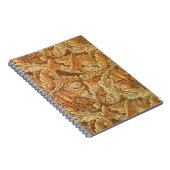 William Morris Acanthus Bruin Herfstbladeren Notitieboek (Rechterzijde)
