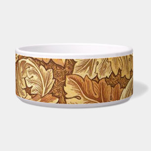 William Morris Acanthus Bruin Herfstbladeren Voerbakje